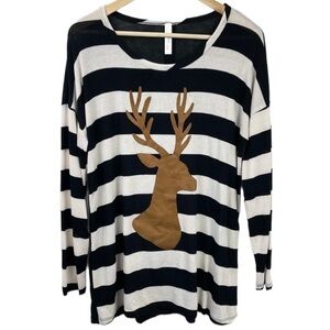 Stag Decal Long Sleeve Shirt